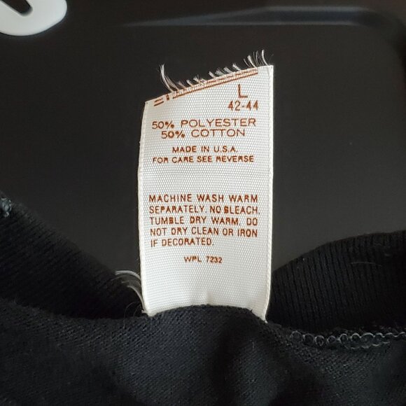 VTG 1986 Sturgis Black Hills Motorcycle Rally Races Black Graphic T-Shirt Large - Picture 2 of 9